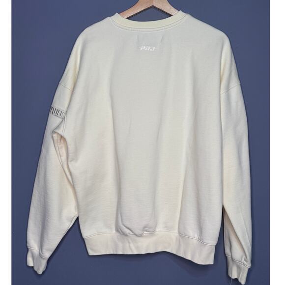 New York Knicks Neutral Drop Shoulder Fleece Crewneck Size: Small - Picture 4 of 5